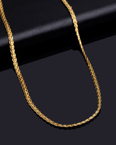 Thrillz Golden Gold Artificial Jewellery Chain for Women Girls