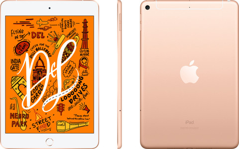 Apple ipad Mini (2019) 64 GB ROM 7.9 inch with 4G (Gold) Price in