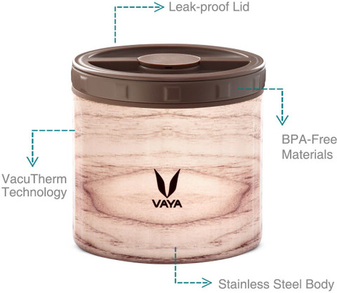 Vaya Preserve 300 ml Maple Vacuum Insulated