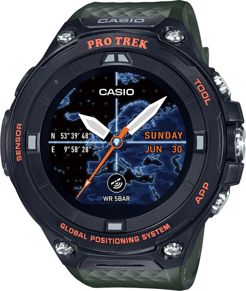 CASIO PROTREK Smart WSD-F20（ブラック） CASIO WSD-F20A Outdoor Smartwatch Price in India - Buy CASIO WSD
