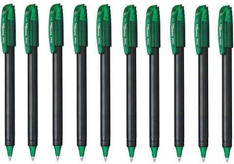 PENTEL Energel BL-417 Green ink color Roller Gel Pen - Main Image