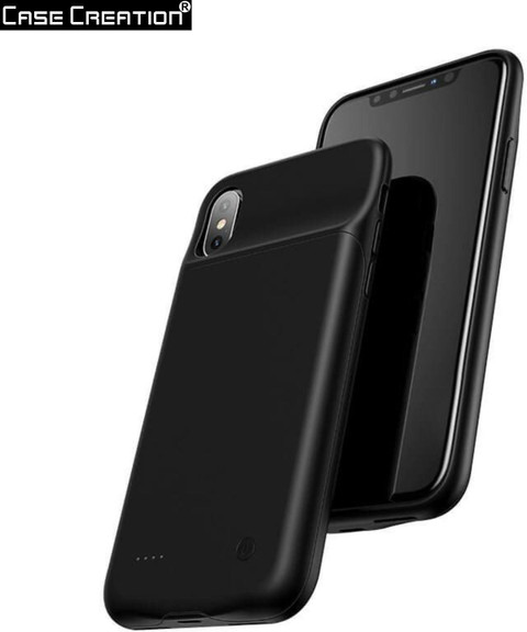 CASE CREATION Back Cover for Apple iPhone X Battery Smart Power