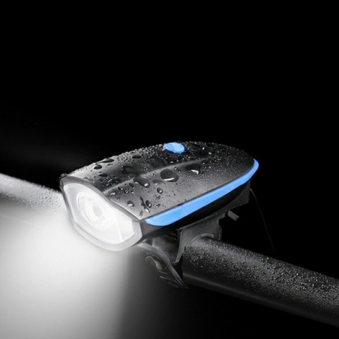 FASTPED USB Rechargeable Bike Horn And Light Super Bright LED