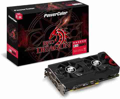 PowerColor Red Dragon Radeon RX 570 8GB - AXRX 570 8GBD5-3DHD/OC