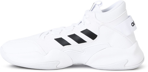 all white adidas basketball shoes