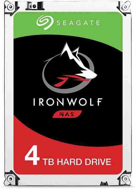 Seagate IronWolf 4 TB Desktop Silver SATA Internal Hard Disk Drive