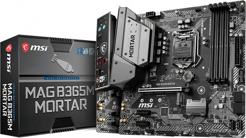 MSI MAG B365M MORTAR Mini-ATX LGA1151 Gaming LGA1151Socket Mini-ATX Intel  B365 Chipset DDR4 Motherboard for Desktop