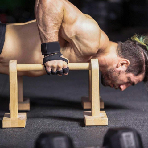 Leosportz Workout Gloves with Wrist Support for Gym Workouts, Pull