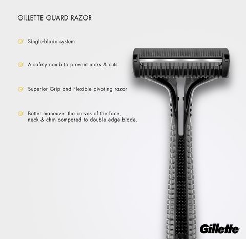 Guard Open Razor Gillette Guard Cartridge Single Blade With Razor (100 Cartridge + 4 ...