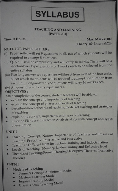 Learning And Teaching In Hindi Medium