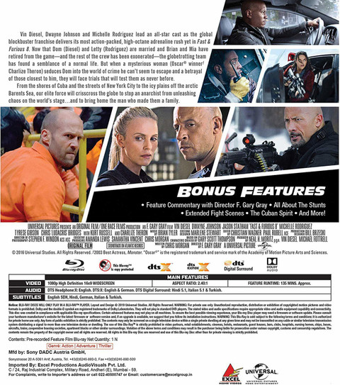 Fast Furious 8: The Fate of the Furious Price in India Buy