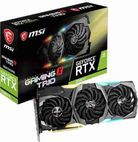 ジャンク品 Geforce RTX 2080ti trio msi-geforce-rtx-2080-ti-gaming