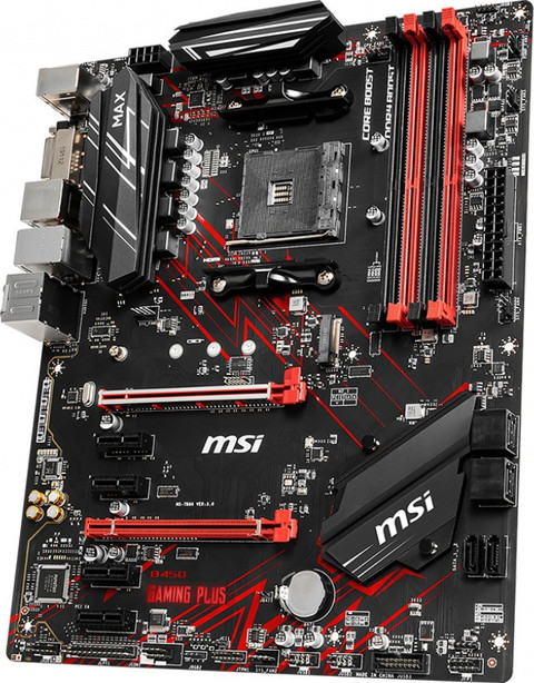 MSI b450 gaming plus Max AM4Socket ATX AMD B450 Chipset DDR4