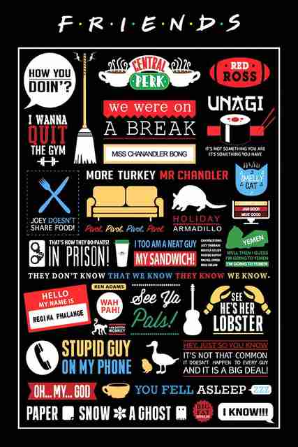 friends poster quotes