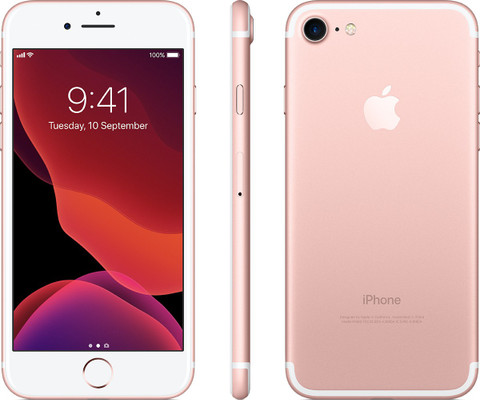 iPhone 7 32GB ローズゴールド ブラック セット iPhone 0 32GB