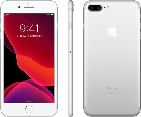 Apple iPhone 7 Plus シルバー 256G 本体 Apple iPhone 7 Plus (Silver, 256GB) - with Airtel : Amazon.in