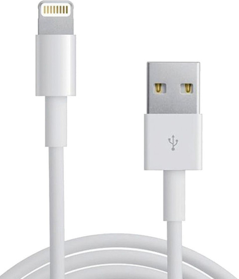 Apple White Lightning Cable m Lightning Cable to Data Cable