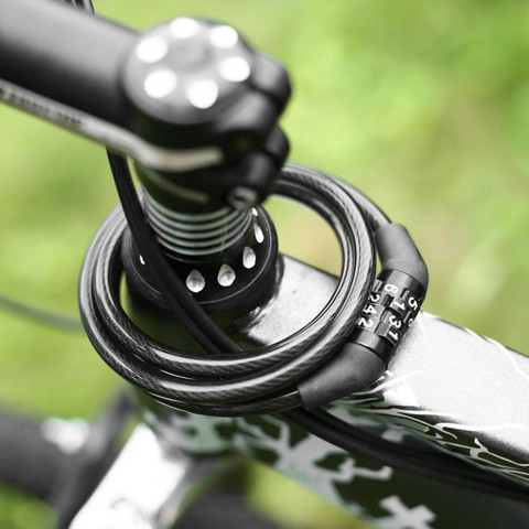 MobFest Multi-Purpose Heavy Metal Number Lock for Bikes/Helmet