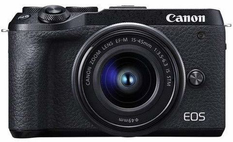 Canon M6 Mark II Mirrorless Camera with 15-45 lens