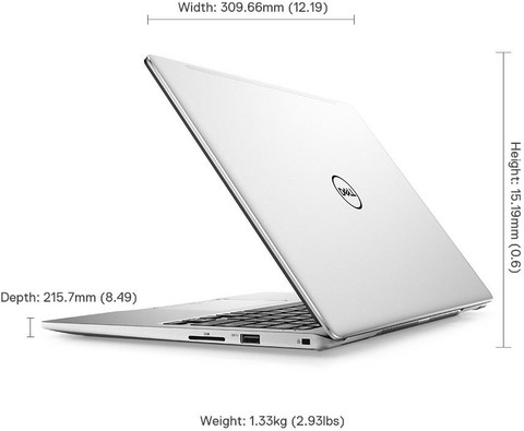 DELL Inspiron 13 7000 Series Intel Core i5 8th Gen 8265U - (8 GB