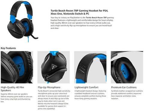 Turtle Beach Rec70P Wired Price in India Buy Turtle Beach Rec70P