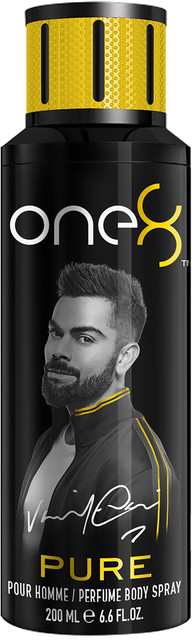 one8 by Virat Kohli Pure Perfume Body Spray 200 ml-Men Perfume