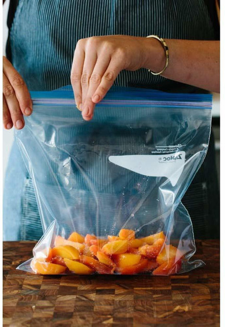 Adore Premium Zip Lock Slider Storage Bags Travel Food Fresh Seal Pouch  Pack Of 20Piece Gallon Size (11* 11 Inch) Plastic Storage Pouch