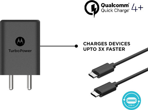 MOTOROLA 27 W Quick Charge A Wall Charger for Mobile with