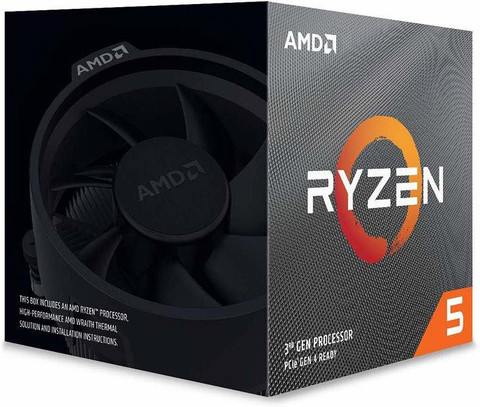 AMD Ryzen 5 3600X 第3世代 CPU AMD Ryzen 5 3600X with Wraith Spire Cooler (100-100000022BOX) 3.8