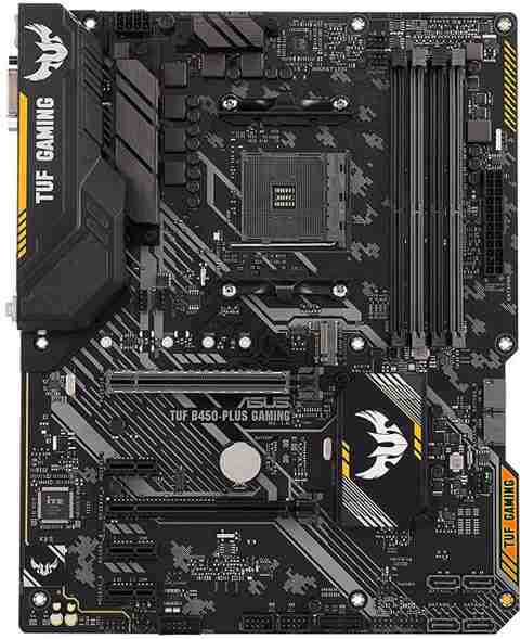 ASUS Tuf B450 Plus Gaming AM4Socket ATX AMD B450 Chipset DDR4