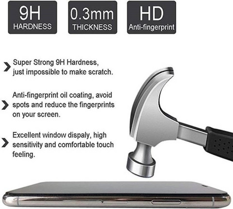 Rhino Armour Tempered Glass Guard for Realme XT, Realme X2, Vivo Z1X