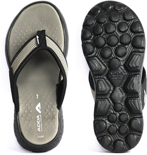 Icloud Adda Company Ka Chappal Adda Men Men's Grey Black Slipper