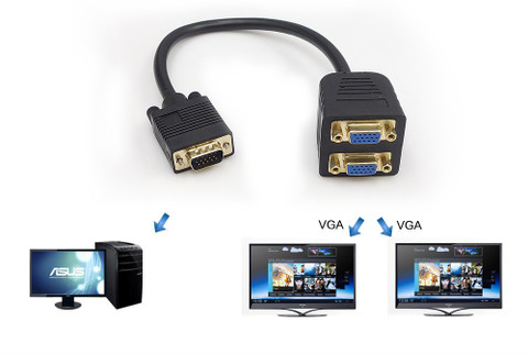 Tobo VGA Cable m VGA Splitter Cable Male to Female VGA to Dual