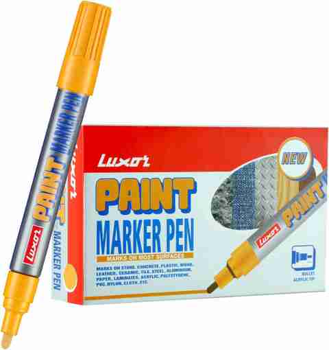 LUXOR Yellow Paint Marker Pen Paint Marker