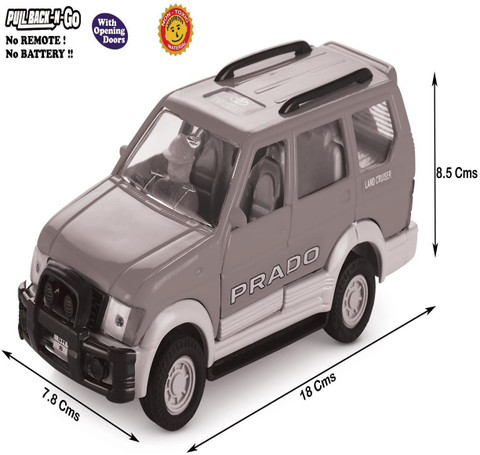 Shinsei Pull Back Toyota Prado |Opening Doors|Miniature Scaled