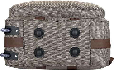 RIDA (Expandable) (Expandable)Climateproof Waterproof Lightweight 60 L  Luggage Travel Duffel Bag with Two Wheels (Brown) Duffel Strolley Bag  (Brown)