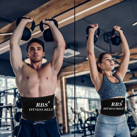 RBS New Heavy FITNESS BELT (2XL SIZE)sweat Belt, Slimming belt, Waist  shaper, Tummy Trimmer, Sweat slim belt, Belly fat burner, Stomach fat  burner,