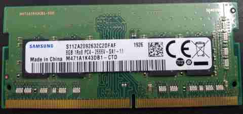 Samsung PC4-21300 , 1RX8 DDR4 8 GB (Single Channel) Laptop