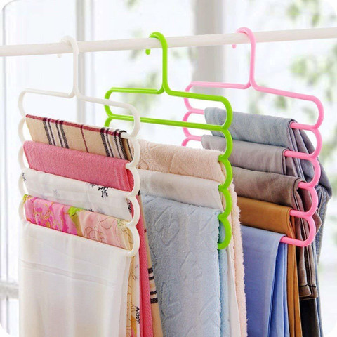 mapperz Layer Multipurpose Space Saving Hanger Plastic Trousers