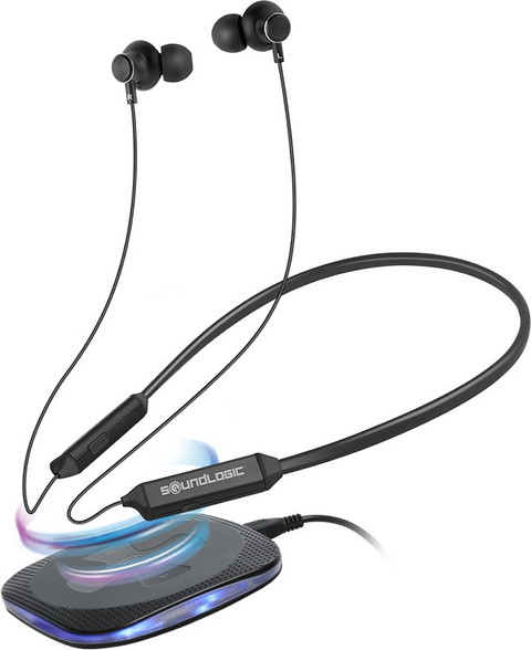 SoundLOGIC Freedom Neckband with Wireless Charging Bluetooth