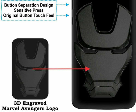 Faybey Back Cover for OnePlus (3D Feel Marvel Avenger Iron Man