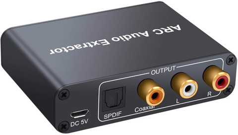 Tobo TV-out Cable HDMI ARC Audio Extractor Digital to Analog Audio  Converter RCA