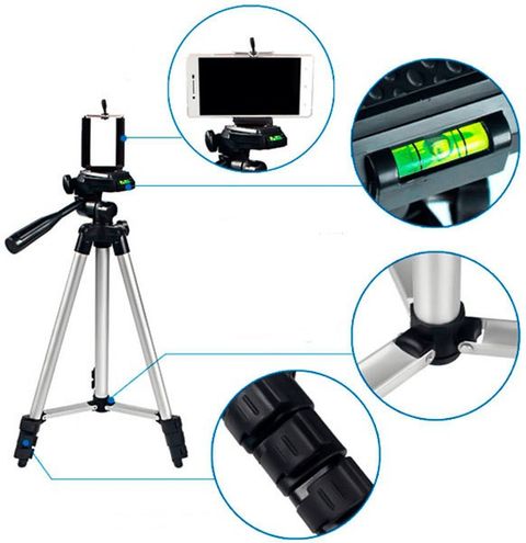 Planetoid Tripod-3110 Aluminium Camera Tripod (Silver, 1500g) - Image 8