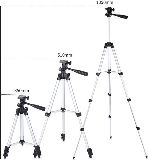 Planetoid Tripod-3110 Aluminium Camera Tripod (Silver, 1500g) - Image 6