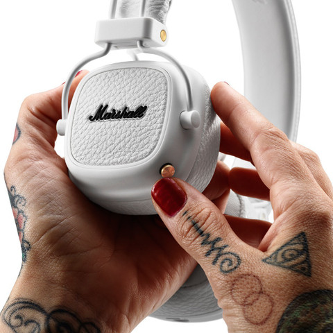 Marshall MAJOR III ホワイト Marshall Major III On-Ear Headphones (White) : Amazon.in: Electronics