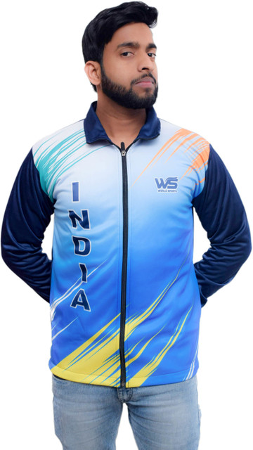 World Sports Full Sleeve Colorblock Men Jacket - Buy World Sports