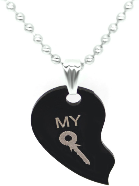 vien Valentine Special For Couple Red Black plated My Love Dual