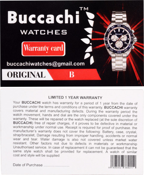 Buccachi Font Day Date Functioning Water Resistant Silver color Watch for  Men/Boys Analog Watch For Men