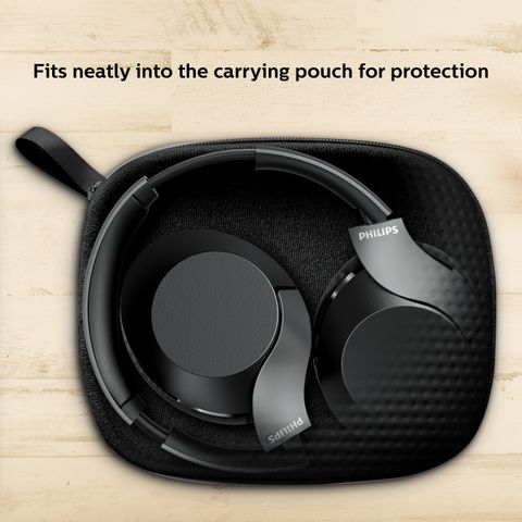 PHILIPS TAPH805BK/10 Wireless Headphone with Touch Control, Active