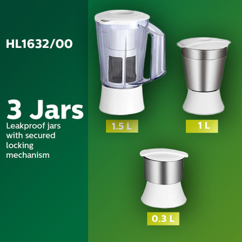PHILIPS HL1632 500 W Juicer Mixer Grinder Price in India Buy